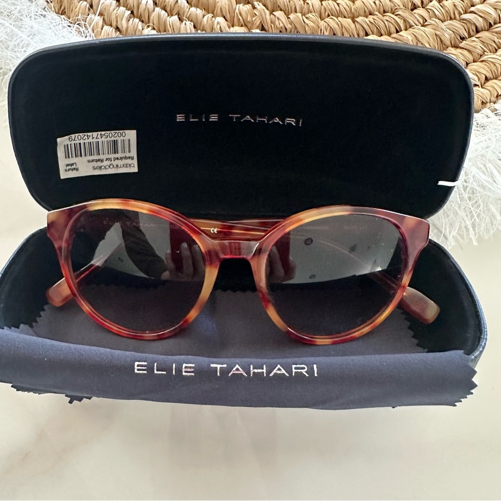 Elie Tahari Tortoise Shell Sunglasses